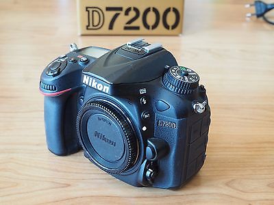 Nikon D D7200 24.2 MP SLR-Digitalkamera - Schwarz (nur Body)