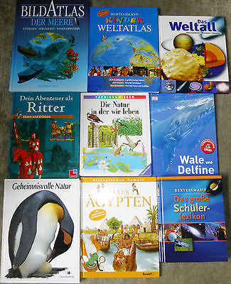 Wissens-Bücher für Kinder, 46 Bücher, Hardcover und Taschenbuch, div. Verlage