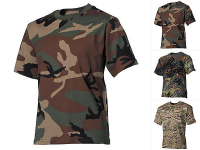 MFH Army T-Shirt Kindershirt Tarnshirt Camouflage Kinder Shirt 122-176