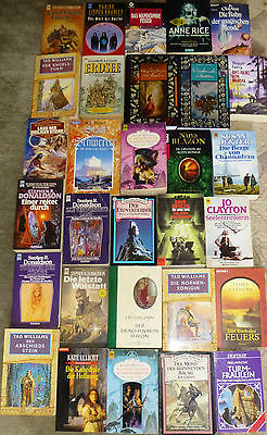 Fantasy, 60 Bücher, div. Autoren/Titel, Hardcover u. Taschenbuch