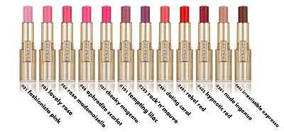 L'Oréal Caresse Lippenstift- Wahl Aus 16 Tollen Farben- Extrem Glänzende Textur