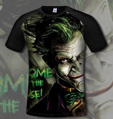 New Fashion Womens/Mens Joker Funny 3D Print Casual T-Shirt EUR55
