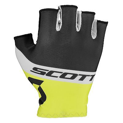 Scott RC Team Fahrrad Handschuhe kurz schwarz/gelb 2017