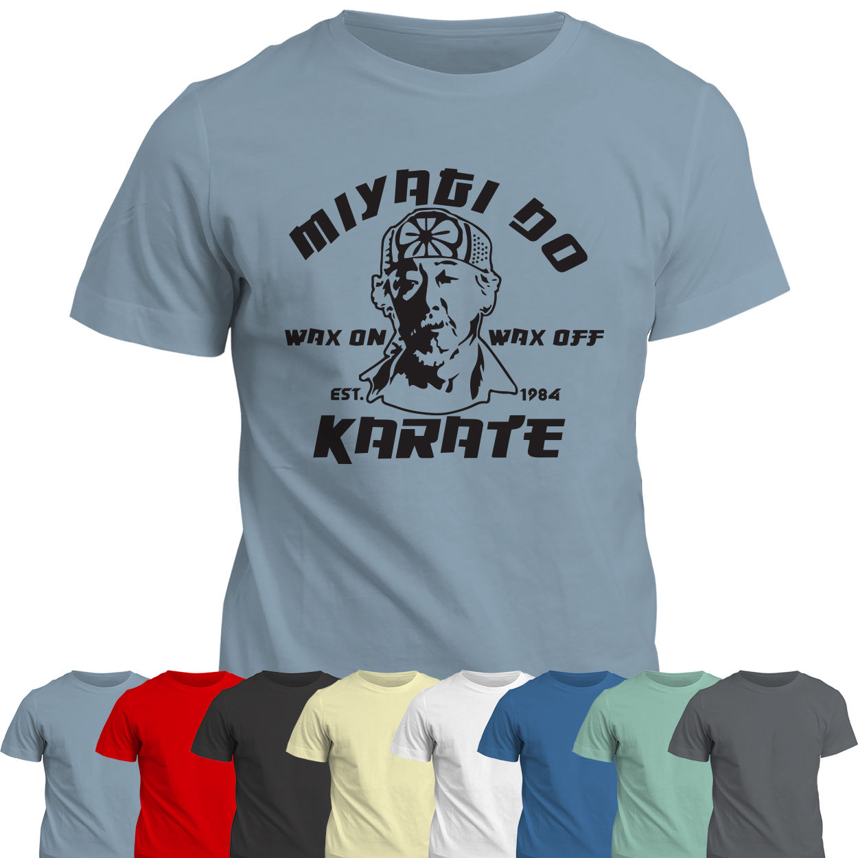 Miyagi Do T Shirt | Karate Kid Wax on Wax off  | Gift Top | Kobra Kai | Retro