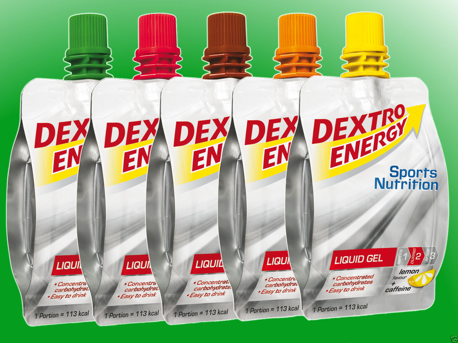 (27,31€/l) Dextro Energy Liquid Gel Energiegel  - 18 x 60ml 