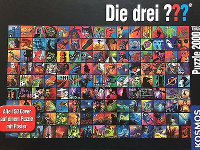 Puzzle - Die drei Fragezeichen - ??? - 2000 Teile - Cover-Collage-Puzzle - NEU