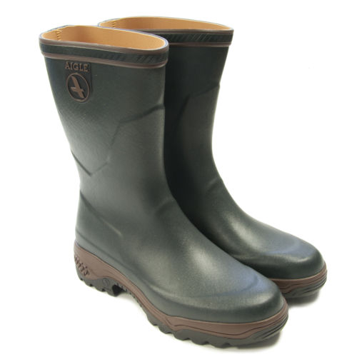 Aigle Parcours 2 Short Wellies - Bronze or Brown