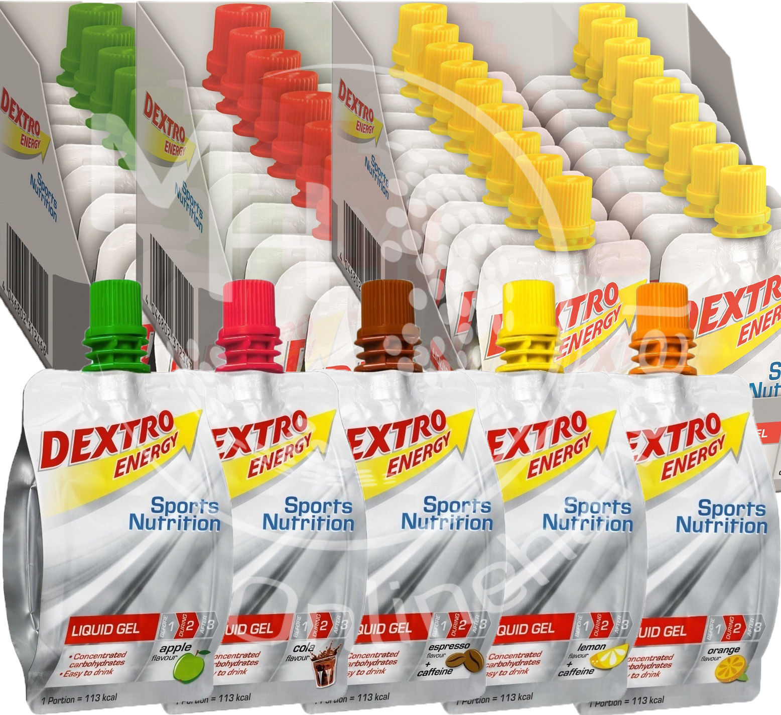 Dextro Energy Liquid Gel (27,45€/L) 18x 60ml Box ALLE SORTEN (9+9) !Ab 36 +BONUS
