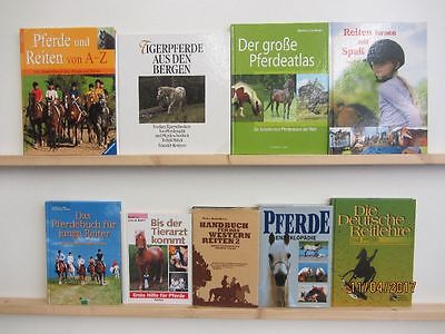 55 Bücher Pferde Pferderassen Reiten Pferdepflege Westernreiten Gesundheit
