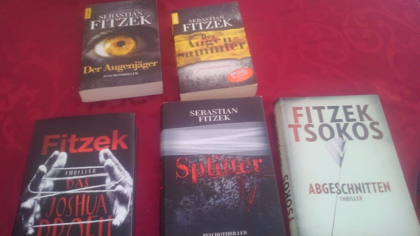 5 Bücher von Sebastian Fitzek