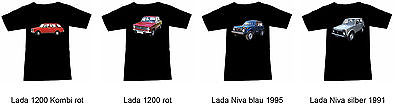 T-Shirt mit Lada Automotive - Fruit Of The Loom S M L XL 2XL 3XL