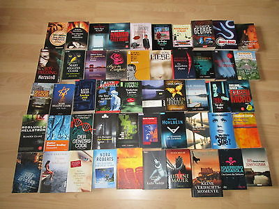  Große Büchersammlung Krimi Thriller Paket 50 St. Bücher Buch Sammlung Konvolut 