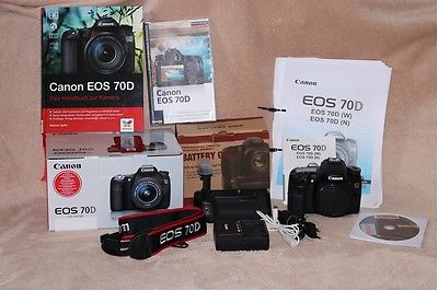 Canon EOS 70D 20.2 MP SLR-Digitalkamera Body und Extras