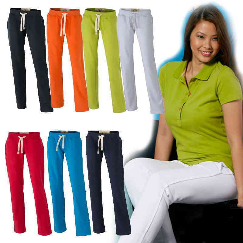 Trendige Damen Sweat-Hose, Jogginghose - TOP-Qualität - 6 Farben,Größen XS - XL