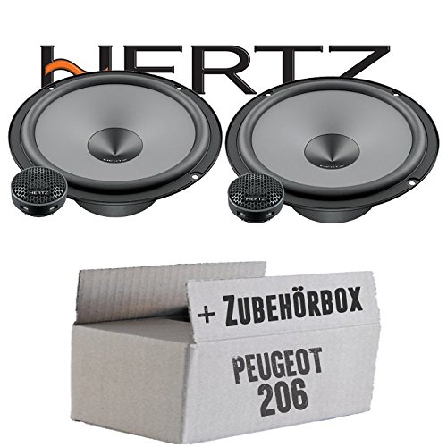 Peugeot 206 - Hertz K 165 - KIT - 16cm Lautsprecher Komposystem - Einbauset