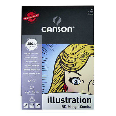 Canson Manga Block DIN A3 12 Blatt 250 g/qm