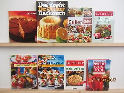 52 Bücher Kochbücher Dr. Oetker Kochbücher nationale und internationale Küche