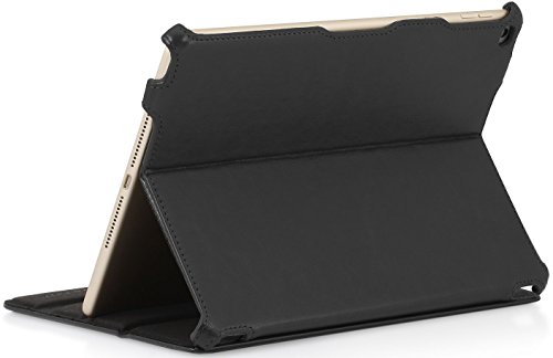 StilGut UltraSlim, Hülle mit Standfunktion für Apple iPad Air 2, schwarz vintage