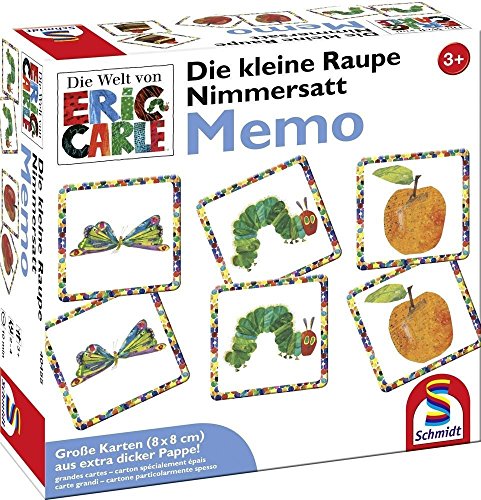 Schmidt Spiele 40455 - Die kleine Raupe Nimmersatt, Memo