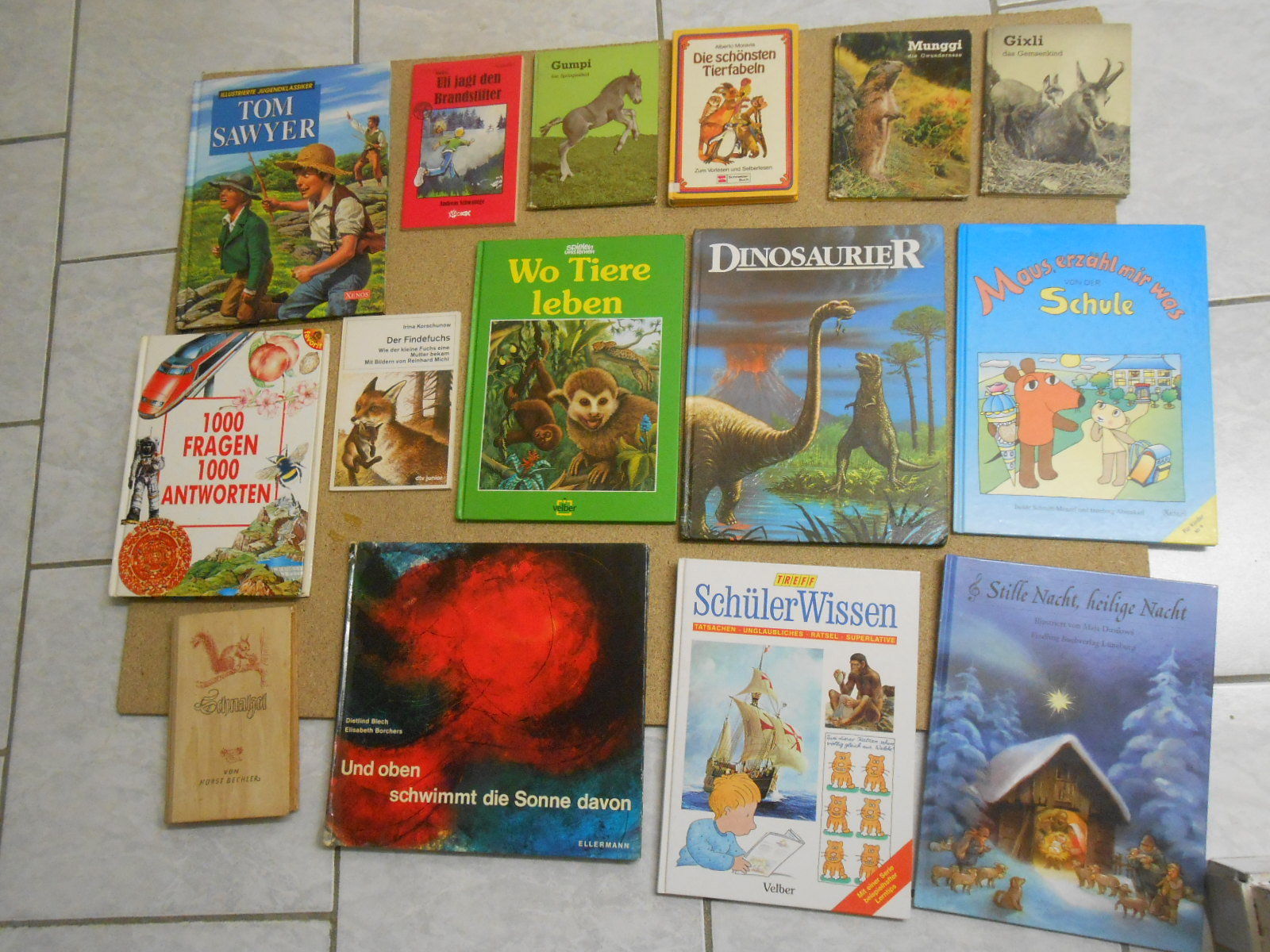 15 x Kinderbücher, Bilderbücher,Die Mausl,Tom Sawyer, Fndelfuchs viele Bilder