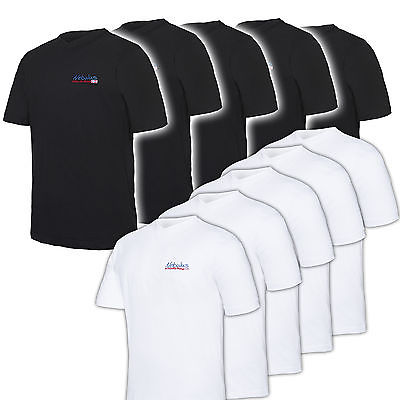 NEBULUS 5er PACK T-SHIRTS FREEMONT, V-Ausschnitt, Baumwolle, T-Shirt (T101)