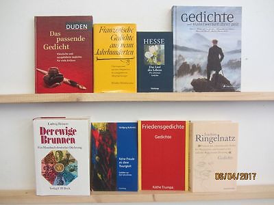 70 Bücher Gedichte Reime Lyrik Ringelnatz Der ewige Brunnen u.a.