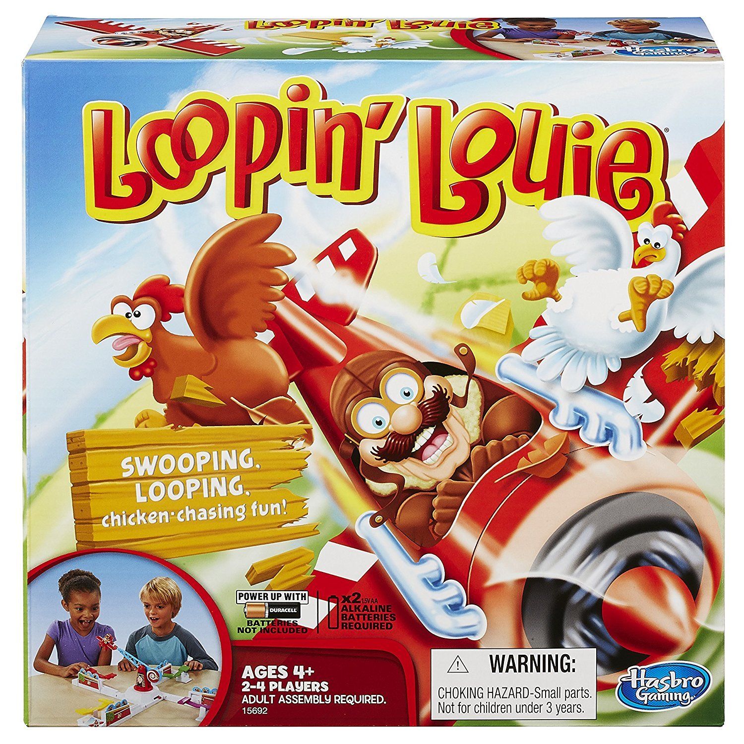 Looping Louie Brettspiel von Hasbro, Party Spiel, Englische Version