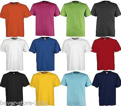 Premium T-Shirt Übergröße Damen Herren Shirt S M L XL XXL 3XL 4XL 5XL 12 Farben