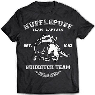 9206 Hufflepuff Team T-Shirt Harry Potter Gryffindor Ravenclaw Slytherin Hogwart
