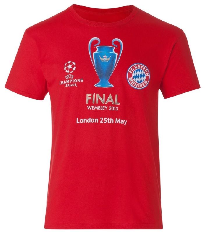 T-Shirt FC Bayern München Champions League Finale Wembley 2013 [S.M.L] Triple