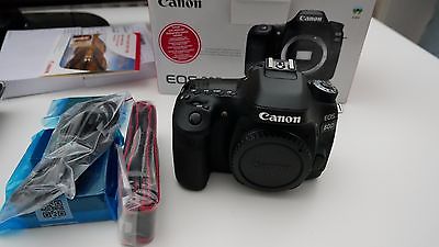 Canon EOS 80D 24.2 MP SLR-Digitalkamera - Schwarz (Nur Gehäuse) Neu mit Ovp