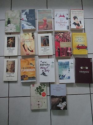 17 Bücher Bücherpaket Romane Belletristik / Unterhaltung 