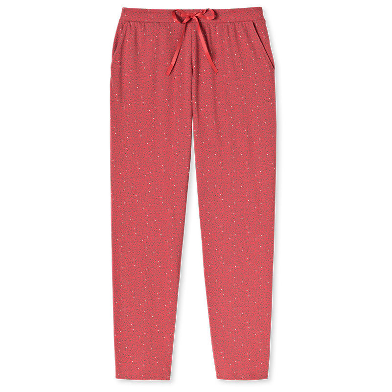 Schiesser Damen Pyjama Hose lang, Rot, Mix & Relax, Gr. 38-44, UVP 32,95€