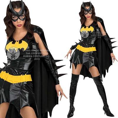 Womens Batgirl Fancy Dress Costume - Ladies DC Superhero Batman Outfit