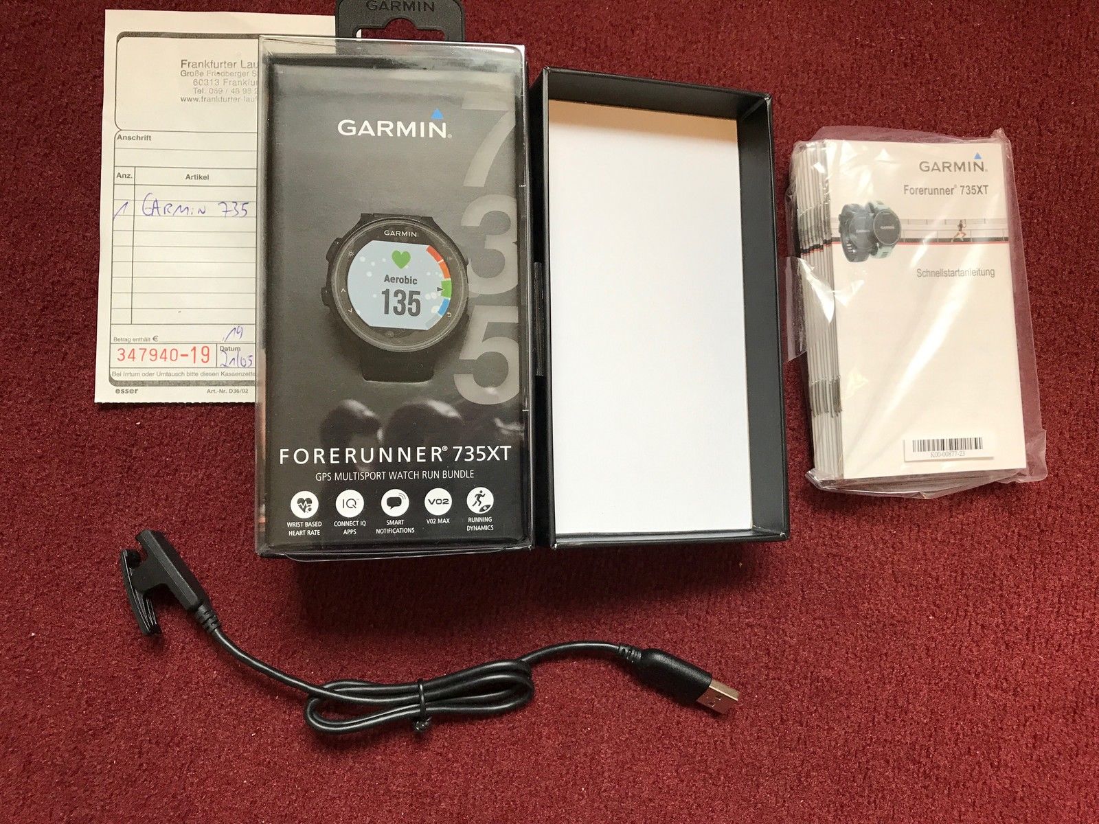 Garmin Forerunner 735 XT HR Sportuhr Fitness GPS Herzfrequenz