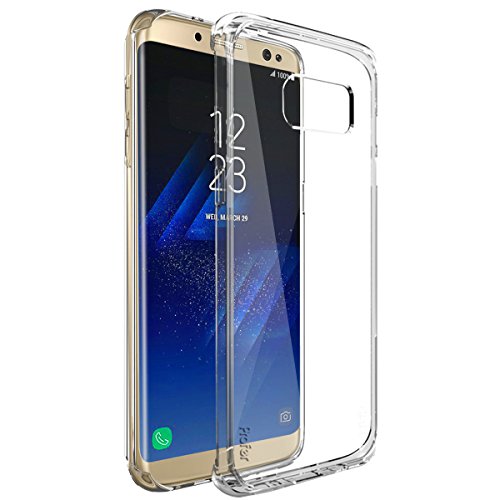 Samsung Galaxy S8 Hülle, Profer TPU [Crystal Clear] Transparent Ultradünn Schutzhülle Flexibel Silikon Case Cover Handyhülle Slimcase Rückschale für Samsung Galaxy S8 (5,8