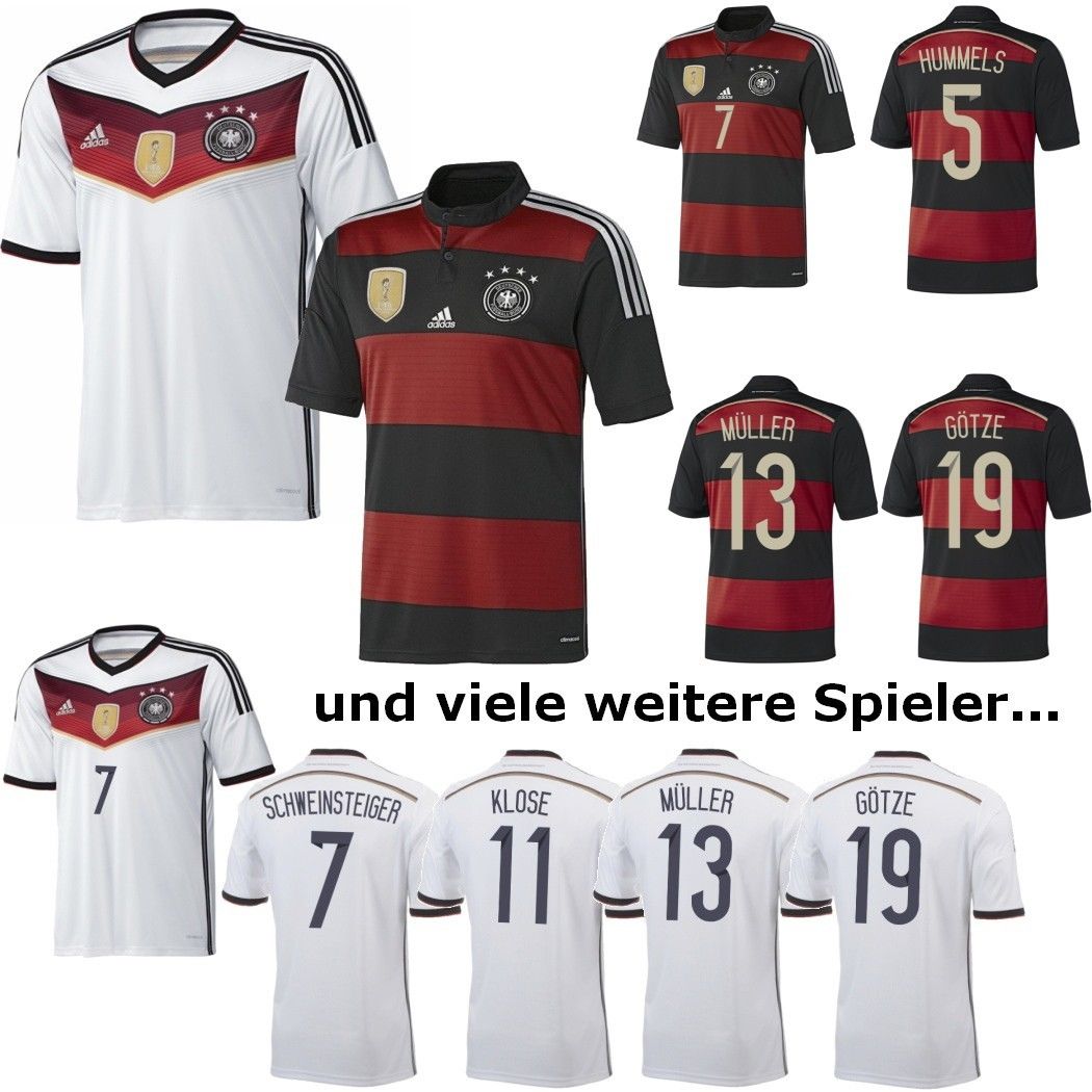 adidas DFB 4 Sterne Deutschland Heimtrikot Auswärtstrikot Home AWAY 2014 - 2016