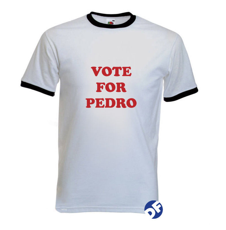Vote for Pedro Napoleon Dynamite NEW T shirt Exact replica film and tv Jon Heder