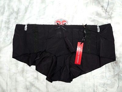 ladies good quality black shorts briefs underwear by Loving Moments four sizes