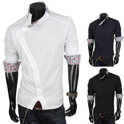 TAZZIO Top Herren Hemd 86825 Klassische Langarm Slim Fit Poloshirt Business Neu