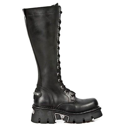 NEW ROCK Unisex Punk Boots Style M.235 S1 Black Reactor