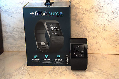 Fitbit Surge Gr. L / Sehr guter ZUSTAND / Smartwatch Fitnessuhr 