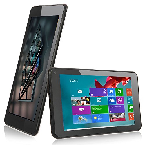rotor® 7 Windows Tablet PC, Bluetooth, HD IPS 1024 x 600 Windows 8.1 Gratis Upgrade auf Windows mit 10.1, Intel Atom CPU Quad Core Computer, Dual-Kamera GB RAM, 16 GB Angebote