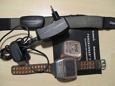 GPS Sportuhr Garmin Forerunner 310XT mit Brustgurt zur Pulsmessung