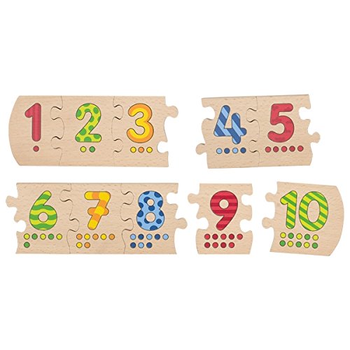 Goki 57012 - Puzzle - Zahlen 1-10