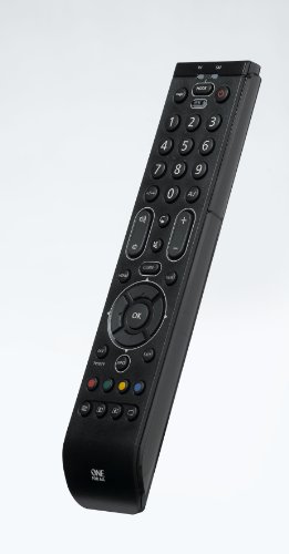 Essence 2 Universalfernbedienung von One For All - Schwarz - Zur Steuerung von TV und Set Top Box - Funktioniert garantiert mit allen Endgerätemarken. URC 7120