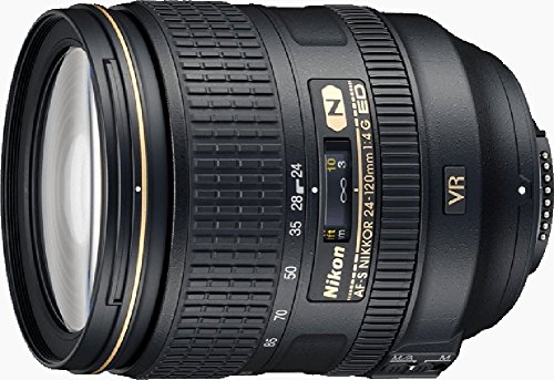 Nikon AF-S 24-120mm 1:4G ED VR Objektiv (77 mm Filtergewinde) inkl. HB-53 (Zertifiziert und Generalüberholt)