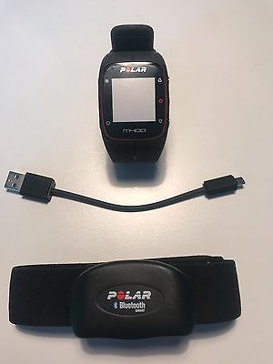Polar Sportuhr GPS-Laufuhr M400 HR mit Herzfrequenz-Sensor schwarz