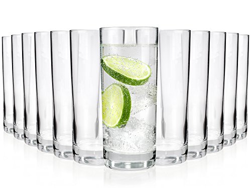 Gläser-Set Merlot 12 teilig | Füllmenge: 330 ml | Ein Glas für alle Getränke - der perfekte Allrounder | Gastronomiegeeignet