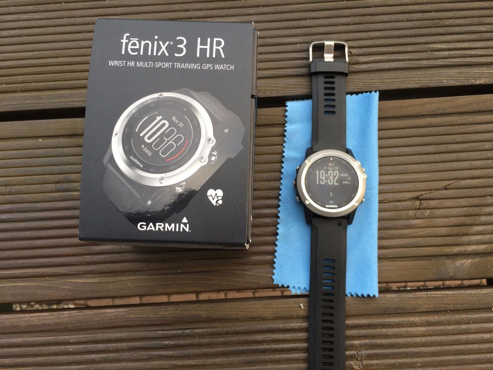 Garmin fenix 3 HR Silver GPS-Multi Sportuhr mit integr. Herzfrequenzmessung -TOP